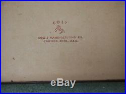 Vintage Colt Commander Leatherette pistol box GENUINE Very Good 1950's