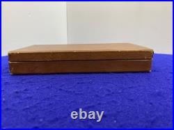 Vintage Colt Conversion Kit Parts Box Brown Leatherette withGold Rampant Colt Logo