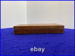 Vintage Colt Conversion Kit Parts Box Brown Leatherette withGold Rampant Colt Logo