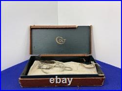 Vintage Colt Factory Pistol Box -Early Original with Cleaning Brush & Pull-Through