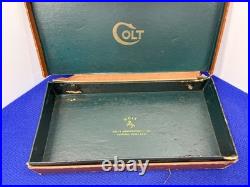 Vintage Colt Factory Pistol Box -Early Original with Cleaning Brush & Pull-Through