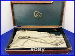 Vintage Colt Factory Pistol Box -Early Original with Cleaning Brush & Pull-Through