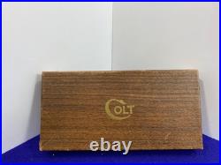 Vintage Colt Woodgrain Two-Piece Pistol Box Factory Original Box OEM