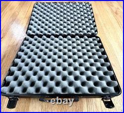 Vintage Doskocil LARGE 18' GUN GUARD HARD SIDED Foam Lined Case BLACK Gator RARE