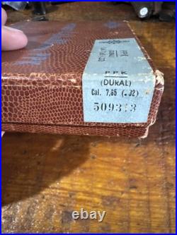 Vintage Factory Original Pistol Box Case For MANURHIN WALTHER PPK