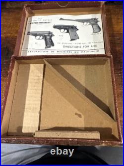 Vintage Factory Original Pistol Box Case For MANURHIN WALTHER PPK