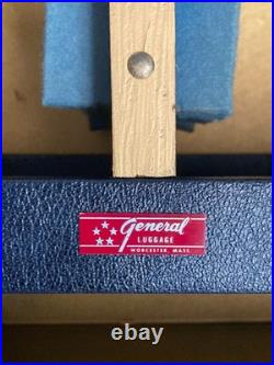 Vintage GENERAL LUGGAGE Worcester Mass. USA 5-Pistol Range Travel Case