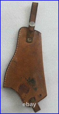 Vintage Genuine Leather Handemade Pistol Case Holder