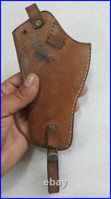 Vintage Genuine Leather Handemade Pistol Case Holder