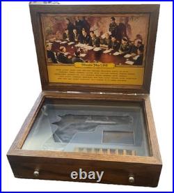 Vintage Gun Colt Wooden Storage /Presentation gun case