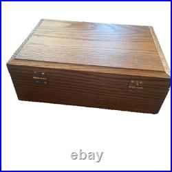 Vintage Gun Colt Wooden Storage /Presentation gun case
