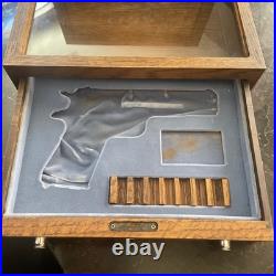 Vintage Gun Colt Wooden Storage /Presentation gun case