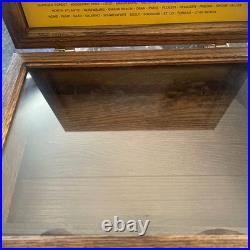Vintage Gun Colt Wooden Storage /Presentation gun case