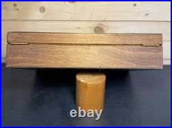 Vintage Hand Made 11.25x8.75 Wood Firearm Display Presentation Box NICE