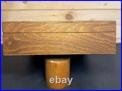 Vintage Hand Made 11.25x8.75 Wood Firearm Display Presentation Box NICE