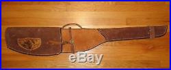 Vintage Hand Tooled Leather Long Gun Case Rifle Made in Mexico 50