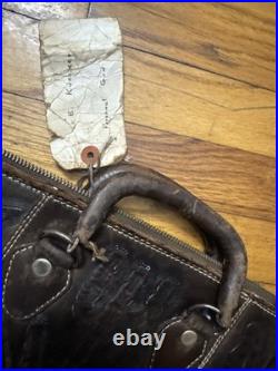 Vintage Hand Tooled Mexican Leather Rifle Scabbard Gun Case Shotgun Antique