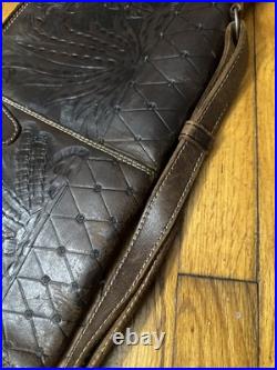 Vintage Hand Tooled Mexican Leather Rifle Scabbard Gun Case Shotgun Antique