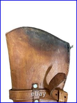 Vintage Hand Tooled Mexican Leather Rifle/ Shotgun Scabbard / Gun Case