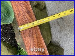 Vintage Hand Tooled Mexican Leather Rifle/ Shotgun Scabbard / Gun Case Deer