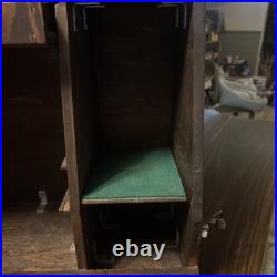 Vintage Handmade Gun/ Pistol Range Shooters Box Wood Brown