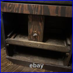 Vintage Handmade Gun/ Pistol Range Shooters Box Wood Brown