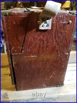 Vintage Homemade Multi Handgun Wooden Box Case Handmade