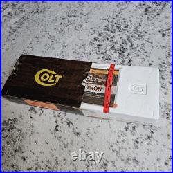 Vintage Original Colt Woodgrain Python Box, styrofoam, manual, hang tag