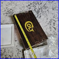 Vintage Original Colt Woodgrain Python Box, styrofoam, manual, hang tag