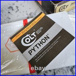 Vintage Original Colt Woodgrain Python Box, styrofoam, manual, hang tag