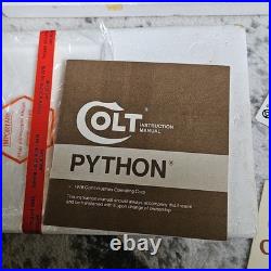 Vintage Original Colt Woodgrain Python Box, styrofoam, manual, papers, + Vintage Original Colt Woodgrain Python Box, styrofoam, manual, papers, +