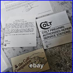 Vintage Original Colt Woodgrain Python Box, styrofoam, manual, papers, + Vintage Original Colt Woodgrain Python Box, styrofoam, manual, papers, +