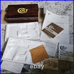 Vintage Original Colt Woodgrain Python Box, styrofoam, manual, papers, + Vintage Original Colt Woodgrain Python Box, styrofoam, manual, papers, +