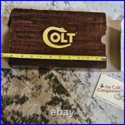 Vintage Original Colt Woodgrain Python Box, styrofoam, manual, papers, + Vintage Original Colt Woodgrain Python Box, styrofoam, manual, papers, +
