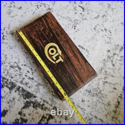 Vintage Original Colt Woodgrain Python Box, styrofoam, manual, papers, Hangtag + Vintage Original Colt Woodgrain Python Box, styrofoam, manual, papers, Hangtag +