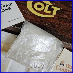Vintage Original Colt Woodgrain Python Box, styrofoam, manual, papers, plastic