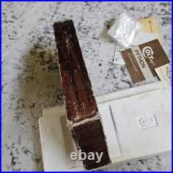 Vintage Original Colt Woodgrain Python Box, styrofoam, manual, papers, plastic
