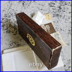 Vintage Original Colt Woodgrain Python Box, styrofoam, manual, papers, plastic