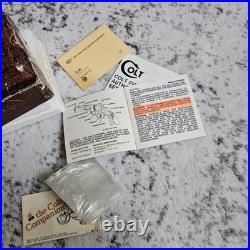Vintage Original Colt Woodgrain Python Box, styrofoam, manual, papers, plastic