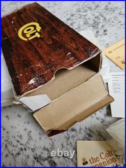 Vintage Original Colt Woodgrain Python Box, styrofoam, manual, papers, plastic
