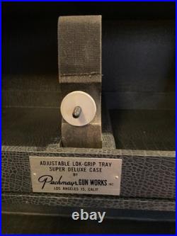 Vintage Pachmayr Gun Works Super Deluxe Adjustable Low Grip 5 Gun Case Read