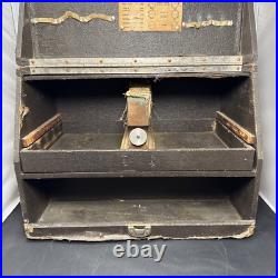 Vintage Pachmayr Super Deluxe Range Box Handgun Case Military Patches Extras