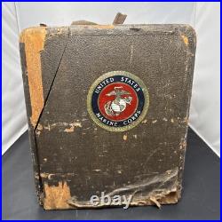 Vintage Pachmayr Super Deluxe Range Box Handgun Case Military Patches Extras