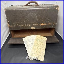 Vintage Pachmayr Super Deluxe Range Box Handgun Case Military Patches Extras