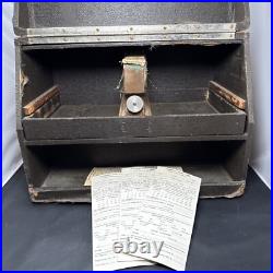 Vintage Pachmayr Super Deluxe Range Box Handgun Case Military Patches Extras