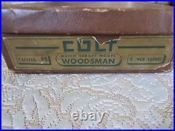 Vintage Post War Colt Woodsman Match Target Model Gun Box Parts