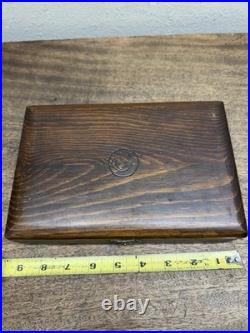 Vintage Rare Colt Wood Presentation Box for Lord & Lady Derringers witho insert