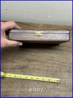 Vintage Rare Colt Wood Presentation Box for Lord & Lady Derringers witho insert