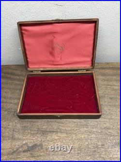 Vintage Rare Colt Wood Presentation Box for Lord & Lady Derringers witho insert