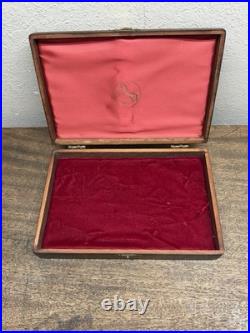 Vintage Rare Colt Wood Presentation Box for Lord & Lady Derringers witho insert